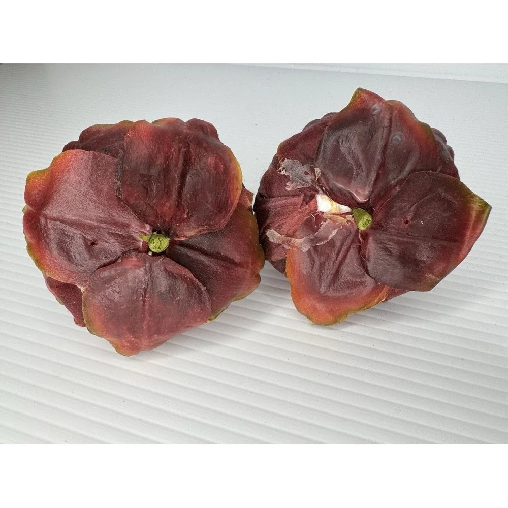 Set of 2 Faux Pink Artichoke Decorative Floral Heads Fall Centerpiece Decor